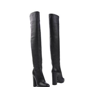 Sexy Hot 🔥 Italian Atos Lombardini Black Over-the-Knee Women's Boots